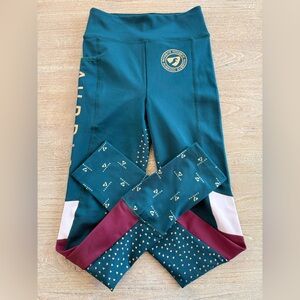 Shires Aubrion Eastcote Full Grip Ladies Riding Tight Dark Green Sz XXS NWOT